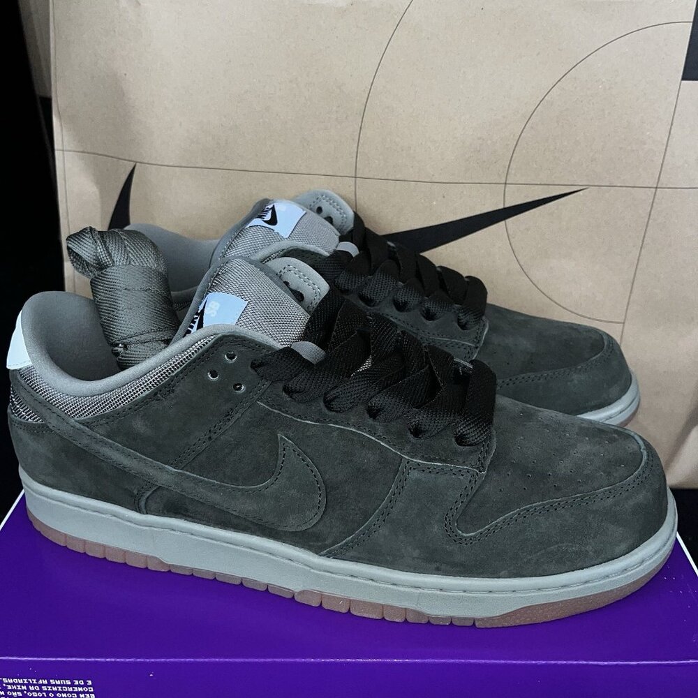 NEW Nike SB Dunk Low Pro B Suede “Sequoia” Green HJ0367-301 Men Size 8.5
